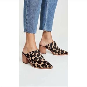 KAANAS sagrantino calf hair pointed toe miles, size 8